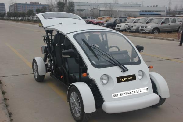 Electric Utility 4 Seater Golf Cart Fiberglass Material For Street