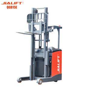 Walkie Electric Reach Truck 1500kg Altura de elevação 3000mm Reach Forklift 3kw
