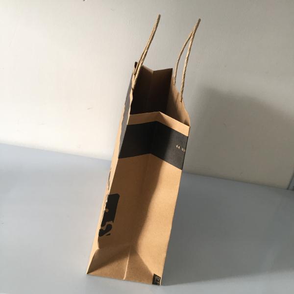 Custom desgin reusable shopping kraft paper bag gift packaging bags
