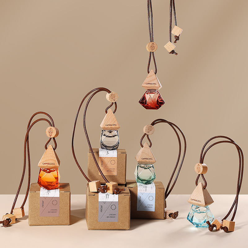 Car Air Freshener Pendant Long Lasting Essential Oil Odor Eliminator Gift