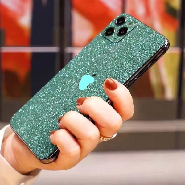 Flash Powder Phone Back Film Border Protection Sticker For 11 Pro Max