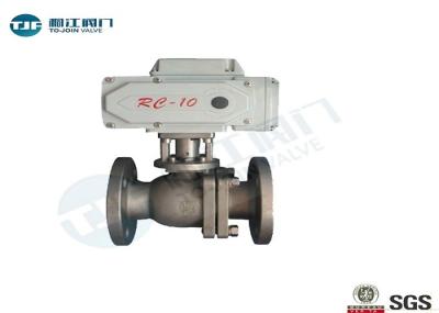ASME B16.34 SS 304 Electric Ball Valve AC 220V Type For Oil Industry