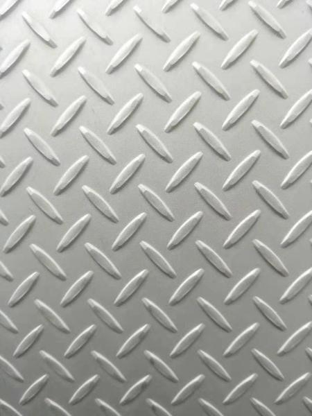 Antiskid Polished Diamond Metal Sheet 4x8 , Fireproof Stainless Steel Checkered Plate