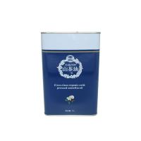Food Packaging Cooking Olive Oil Tin Cans Customized Tinplate Material