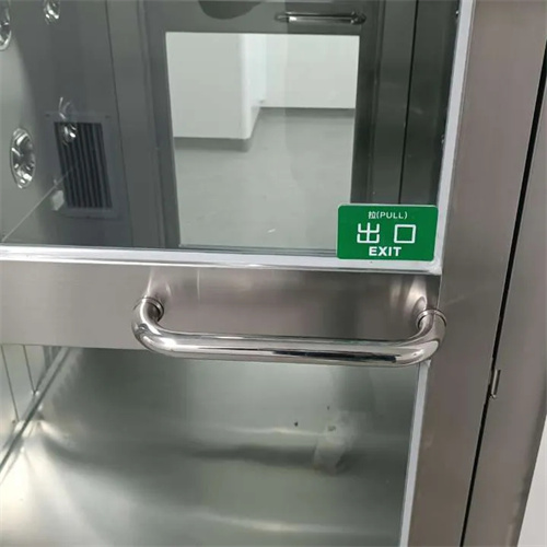 Wear Resistant Class 100 Stainless Steel Air Shower With Dedicated Fan Hepa Filter