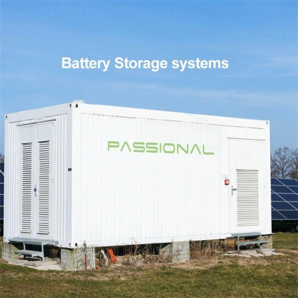 High Performance Battery Energy Storage Station System 670V With Solar Panel