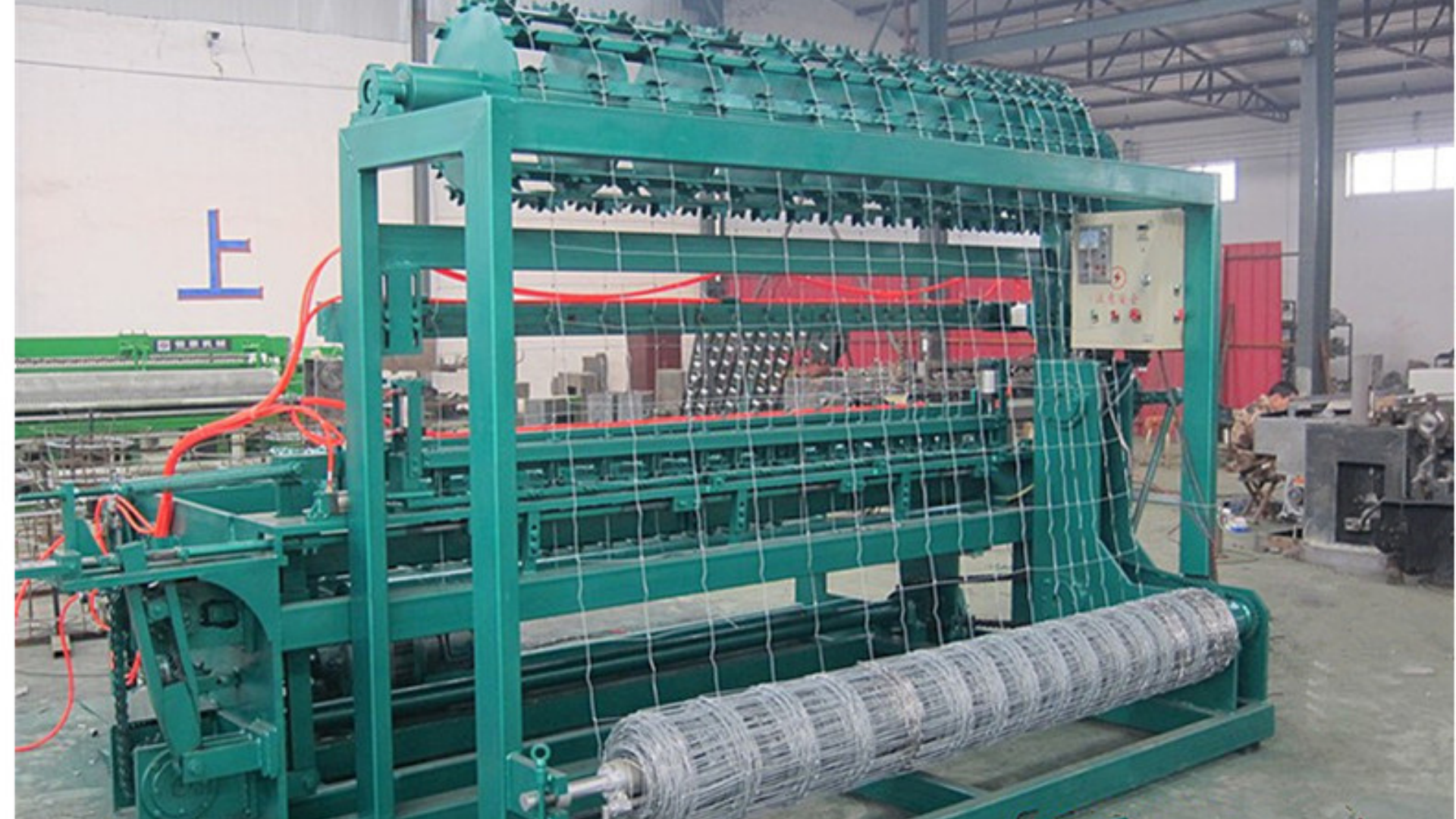 Fast Production Grassland Fence Mesh Welder AutoCut Weld Mesh Manufacturing Machine