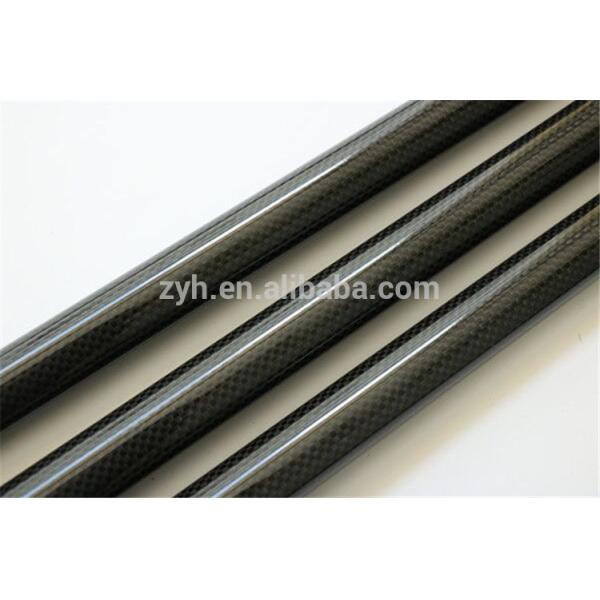 ZYH woven carbon fiber telescopic tube ,25mm carbon fiber tube 50mm 100mm