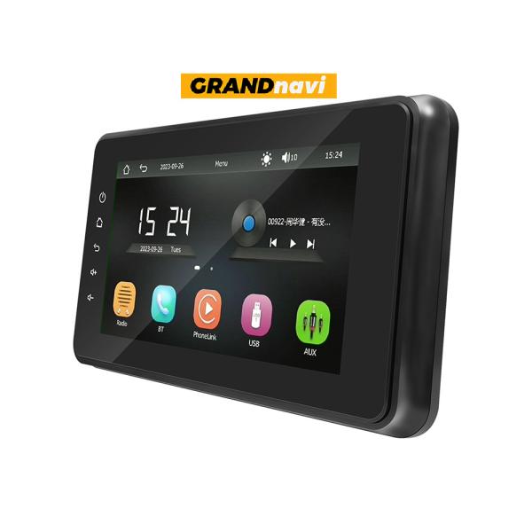 8 Inch Boat Multimedia Player IPX6 Waterproof Bluetooth Marine Stereo Digital Media Audio Receiver with Wireless CarPlay