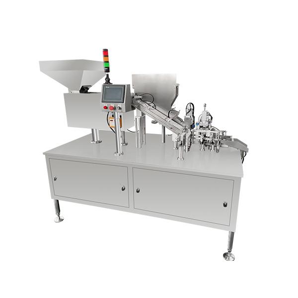 Horizontal Type Plastic Tube Bottling Machine For Effervescent Tablet Packing
