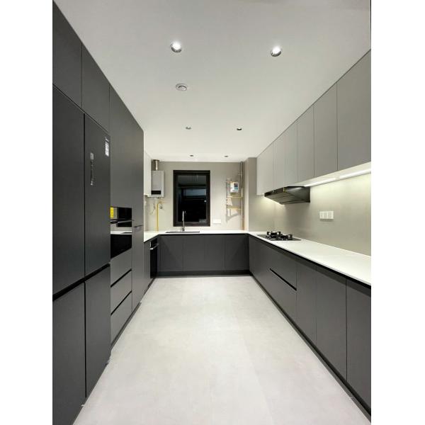 Juego de gabinetes de cocina con esquina mágica completa y personalizados blancos de muebles Shaker