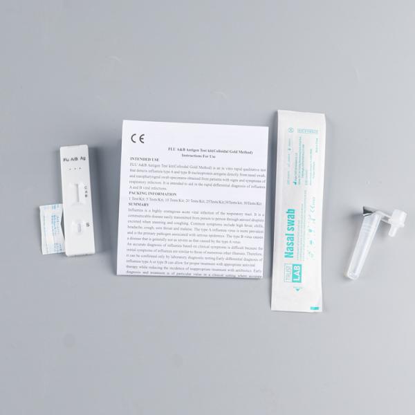 Антигена теста A/B Ag инфлуензы CE набора обнаружения быстрого быстрый аттестовал