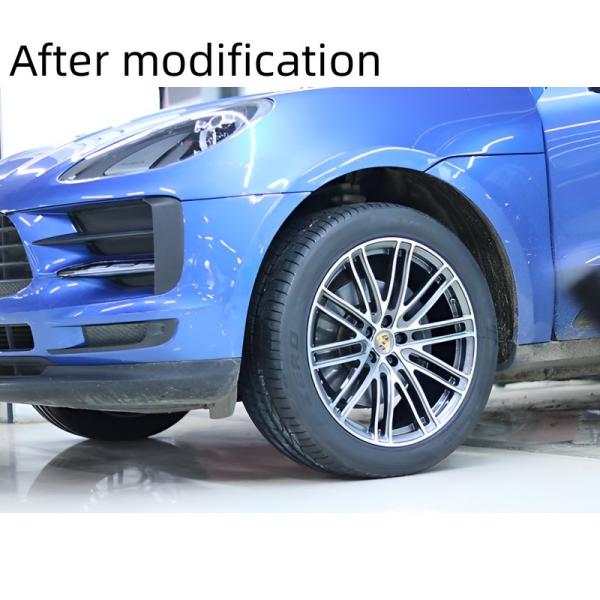 Melhore a aparência do seu Porsche Macan com o nosso kit de pára-choques dianteiro modificado