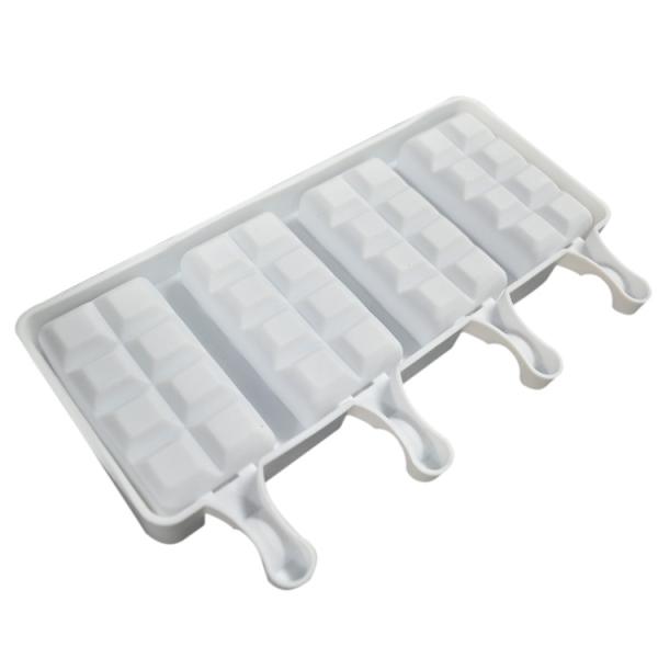 FDA aprovado bandeja de molde de gelo de silicone multi-purpose fácil de liberação congelador molde de silicone seguro