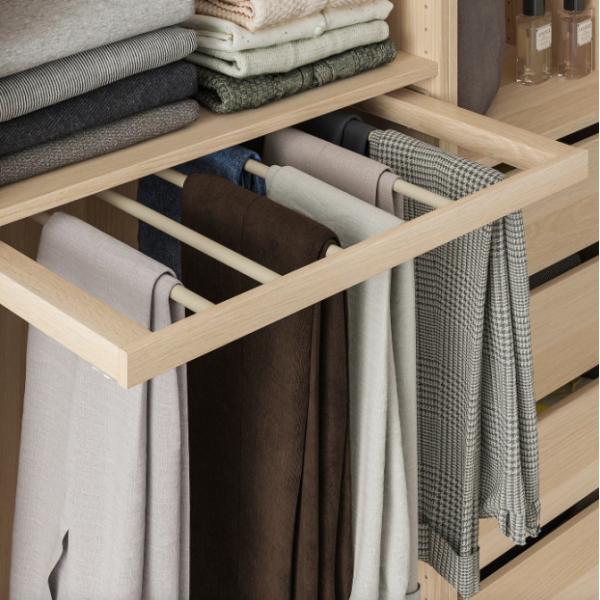 YALIG 2D / 3D Custom Made Italian Style Modern Bedroom Wardrobe Design for Apartment