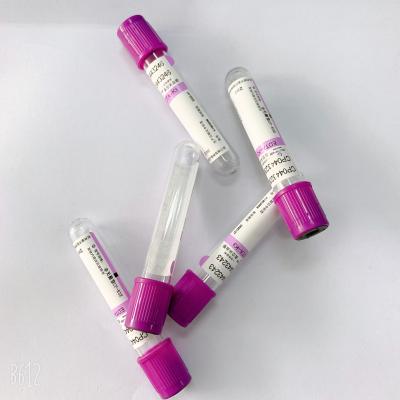 Determinação do grupo sanguíneo inteira profissional do tubo 2m 3ml 5ml do EDTA de K3 K2