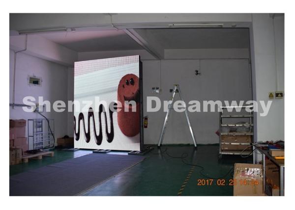 Commercial 1/2 Scan square Outdoor Advertising LED Display Rear Maintenance