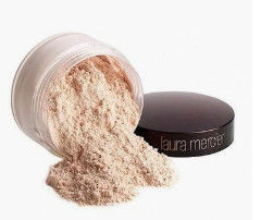 Black Cap Small Plastic Jars , Plastic Makeup Containers For Powder Storage