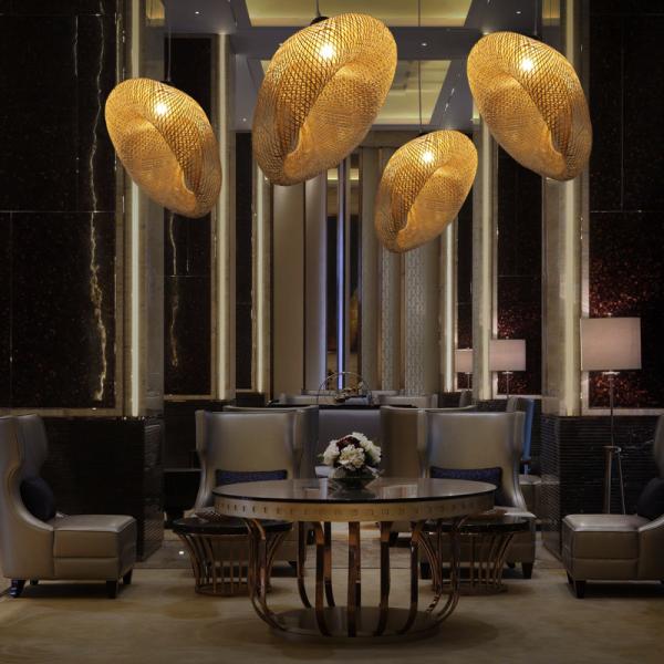 Woven pendant light For Bedroom Kitchen Dining room Lighting Fixtures (WH-WP-05)