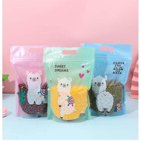Waterproof PET / PE k Packaging Bag Food Storage
