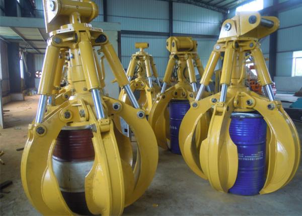 Garras hidráulicas comum especiais da casca alaranjada para a máquina escavadora de Hyundai R220