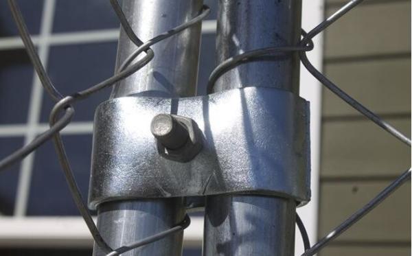 8'x12' temporary chain link fence panels diameter wire 11.5ga chain link mesh 2 x 2 tube 35mm wall thick 1.60mm