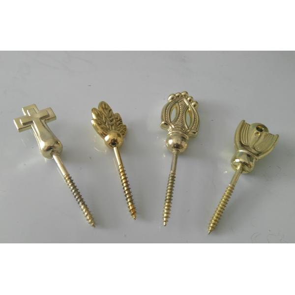 DP026 Casket And Coffin Accessories Screw Bracket Accessorios Para Ataudes 3.2×9.3 Cm