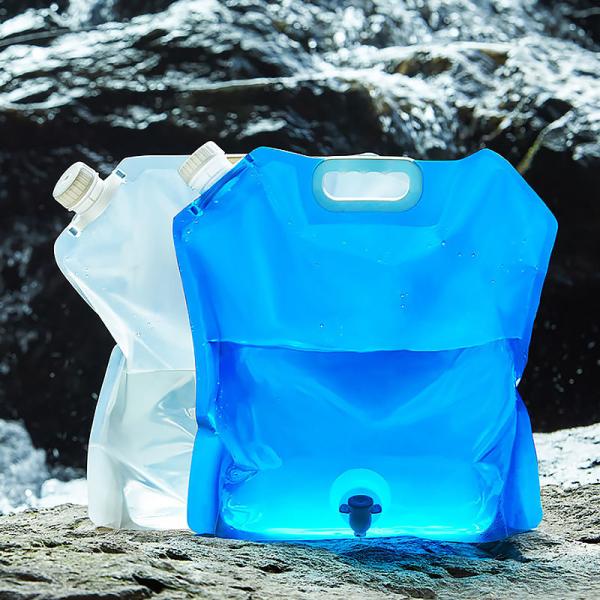 Outdoor Collapsible Foldable Folding Car Water Bags Container Camping Hiking Portable Survival Storage Carrier Bag