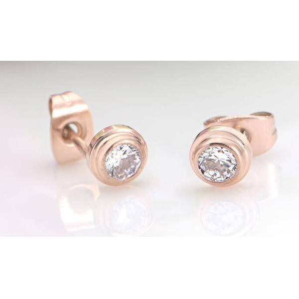 Diamond Earring Fashion Jewelry Stud Earrings Stainless Steel Diamond Erring for Girs