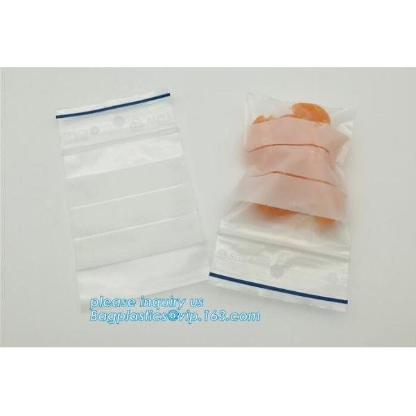 sealing double bag with zipper top for products packing, 5KG resealable rice bag with zipper, bag plastic breast milk st