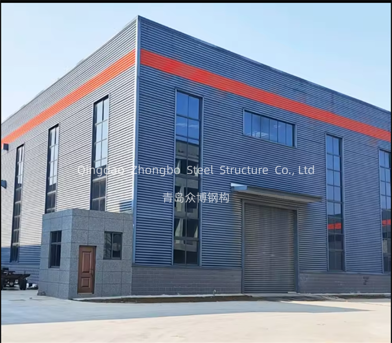 High Strength Steel Structure Workshop Frameworks EPS Fiberglass Rockwool PU Cladding