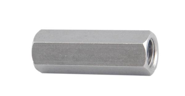Hexagon Coupling Nut Din 6334 3/4 5/8 1/4 Male To Female Ss Stainless Steel Hex Coupling Nuts M10 M12-1.25