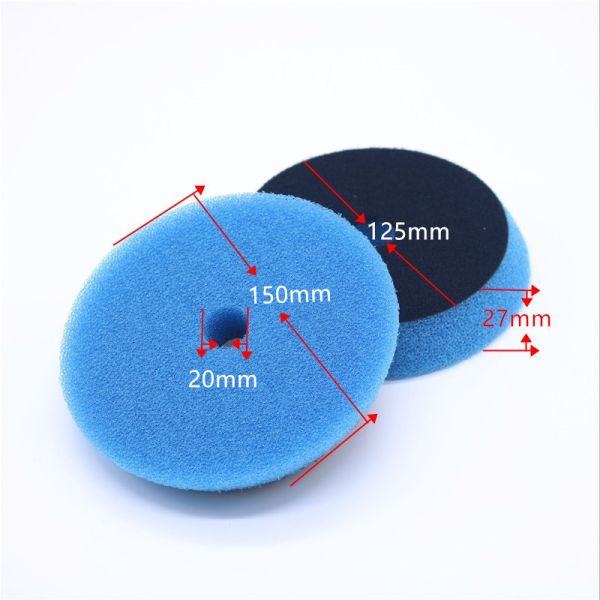 Abrasive Foam Sponge Sanding Pad Car Beauty Polishing And Waxing 150mm 125mm