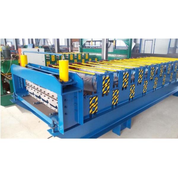 Aluminium Roofing Tile Cold Roll Forming Machines With 12m / Min High Speed