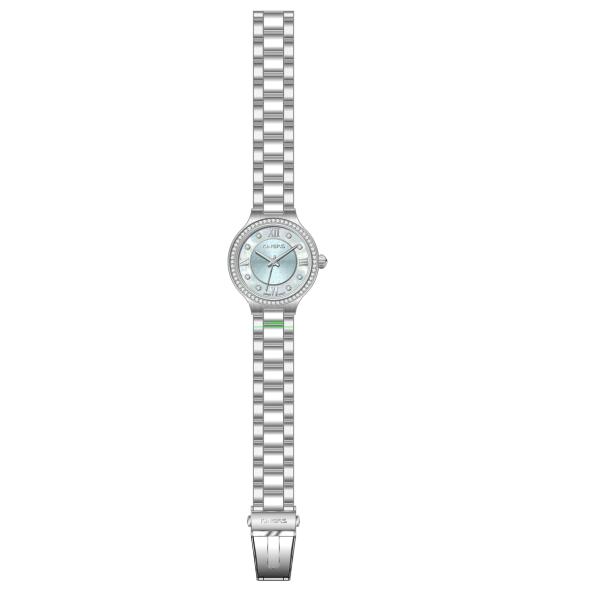 Full Stainless Steel Rose Gold Watch For Ladies , Quartz Wrist Watches