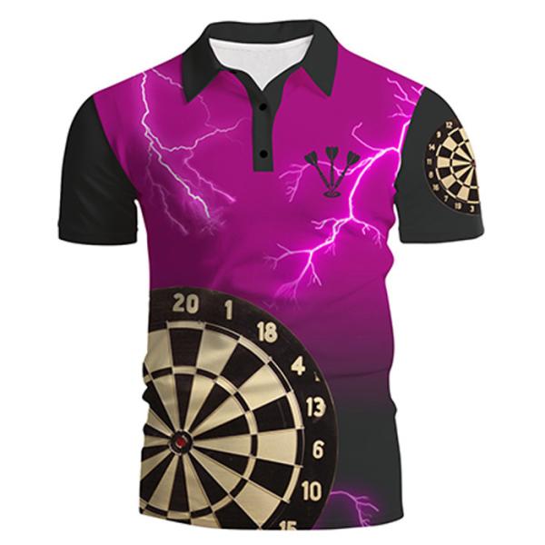 Anti Shrink Blue Dart T Shirt Uniform Washable Durable For Adults