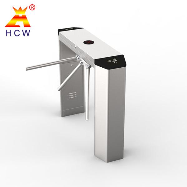 RFID Card Reader Tripod Turnstile Gate 240V ARM Control For Pedestrian