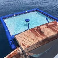 Piscine gonflable de yacht de méduses de PVC de piscine de mer de tube d'été avec le filet