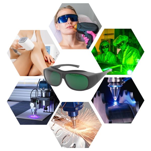 Laser protective lenses 1064nm safety glasses laser protective glasses IPL SAFTY GLASSES co2 laser protection glasses Laser protective glasses certified 610-1200nm OD6 laser protector laser protective