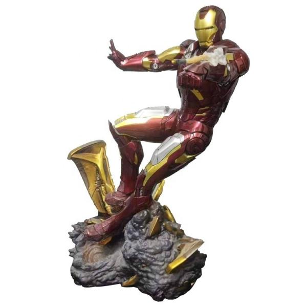 Resina Iron Man Modelo de Acción Figuras de juguete ABS con forma personalizada