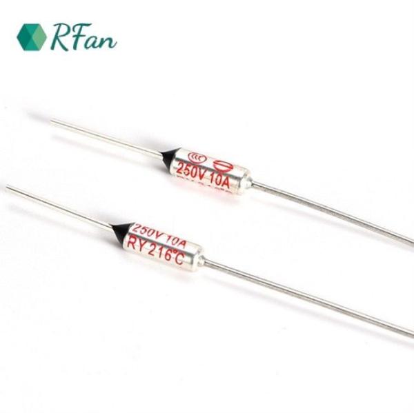 Fusível térmico de cerâmica de 185°C cortador térmico descartável 250V 10A Para cozinha de arroz