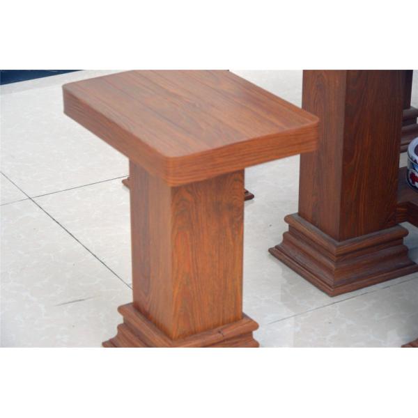 Wooden Grain Classic Aluminum Chair Eco Friendly  Waterpoof Furniture