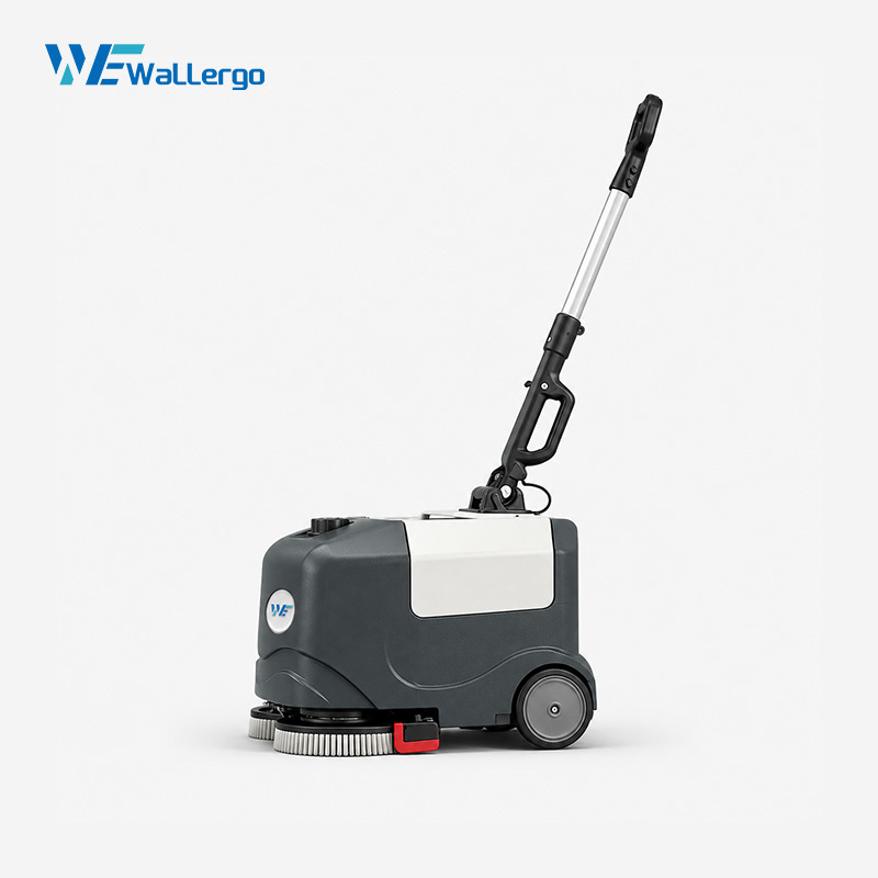 Hotsale Small Floor Scrubber Battery Powered 120 Minutes Run Time Hand Push Floor Washing Machine Applicable to Hotel School