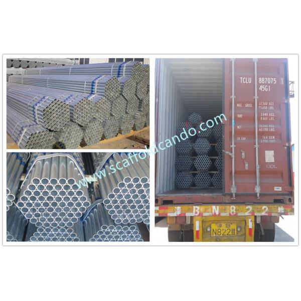 48MM OD tube, hot dip galvanized, black, painted scaffolding steel pipe for building construction 500-6000mmL BS1139