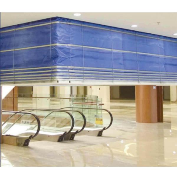 Antacid 3H PVC Fire Resistant Roller Shutters Inorganic Fabric