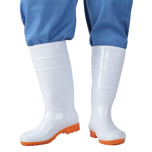 Anti-Slip Outdoor Work Rubber Boots High Heel Standard Custom Logo Waterproof Men Women Pvc Rain Boots Fisherman Boots
