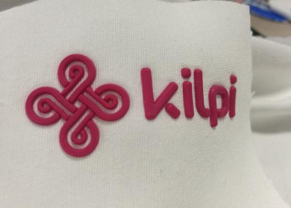 Eco - Friendly Custom Clothing Patches Soft TPU 3D Screen Printing High Frequency Embossed Logo