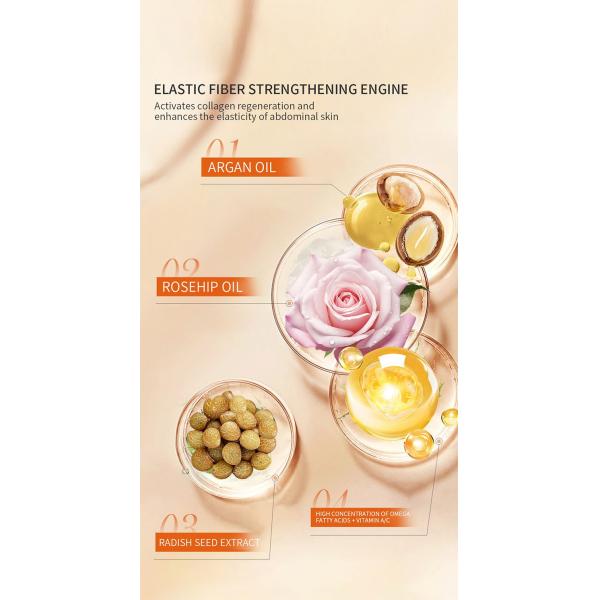 Aceite de masaje abdominal para la maternidad para la périneal Aceite de jojoba para la elasticidad de la piel