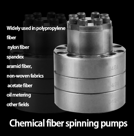 High Temp 320℃ 1-Inlet 4-Outlet Gear Pump for Polyester Spinning & Oil Metering
