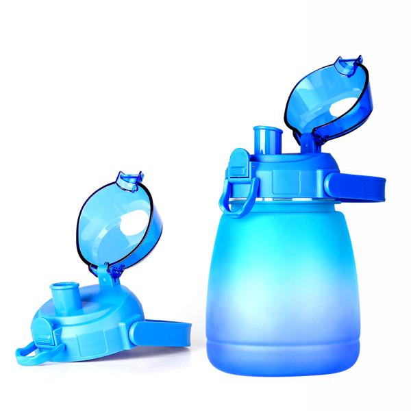 1300ml Cute Tritan Hard Plastic Big Belly Bottle For Kids Children Sports